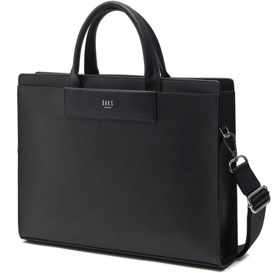 닥스 가죽 로고 심플 서류가방 DBBA2F333BK
