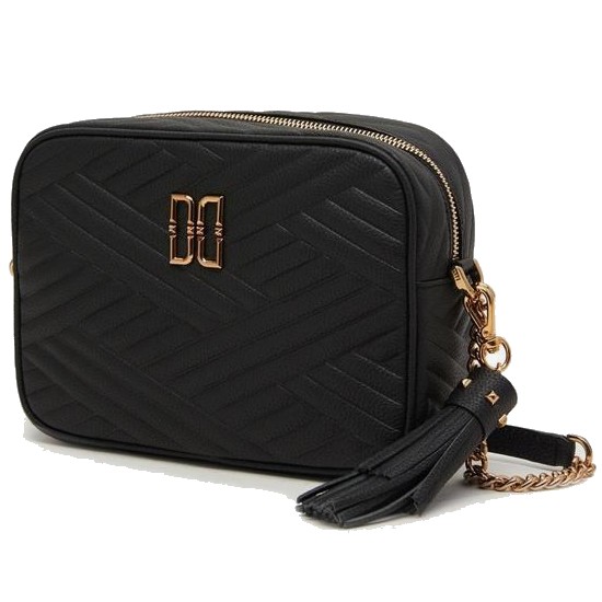 닥스 CARLISLE 칼라일 가죽 체인 크로스백 DCBA1E361BK