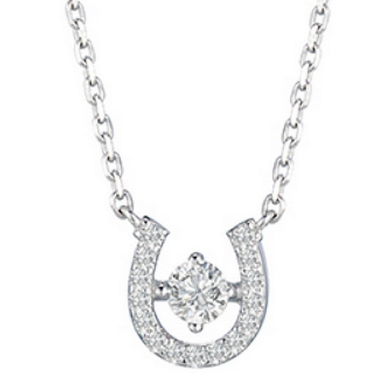 스톤헨지 실버 럭키유 목걸이 K1423