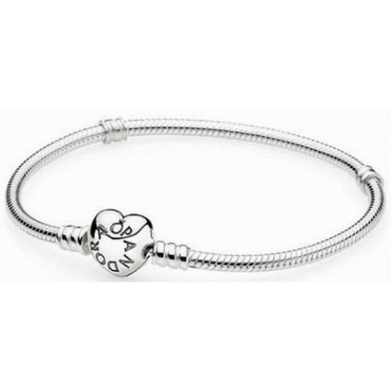 판도라  모먼트 하트 클래습 팔찌 590719