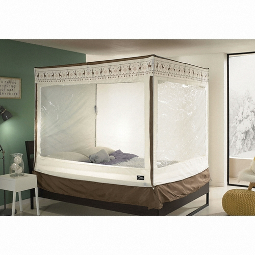 아이디인더스트리 알뜨리 2in1 사각 난방텐트 노르딕