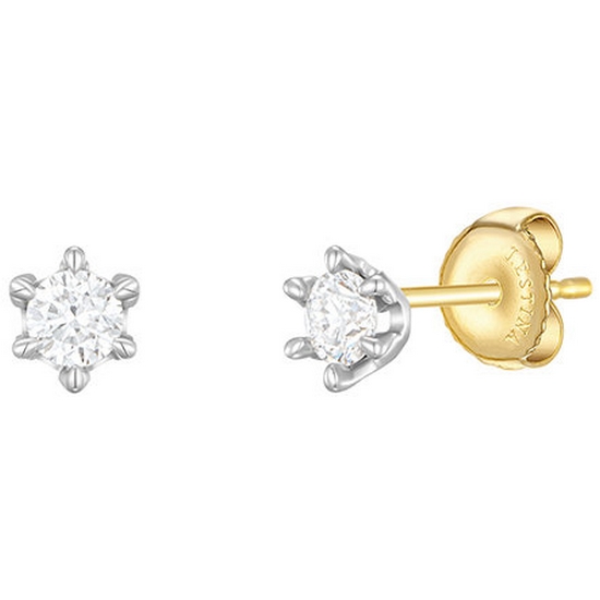 제이에스티나  MARIEBEL 14K 1부 다이아 귀걸이 JJMBED3BF771W4000