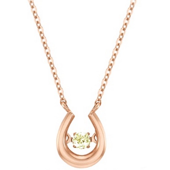 미니골드  14K 럭키마인 댄싱다이아 목걸이 NNTM4096D