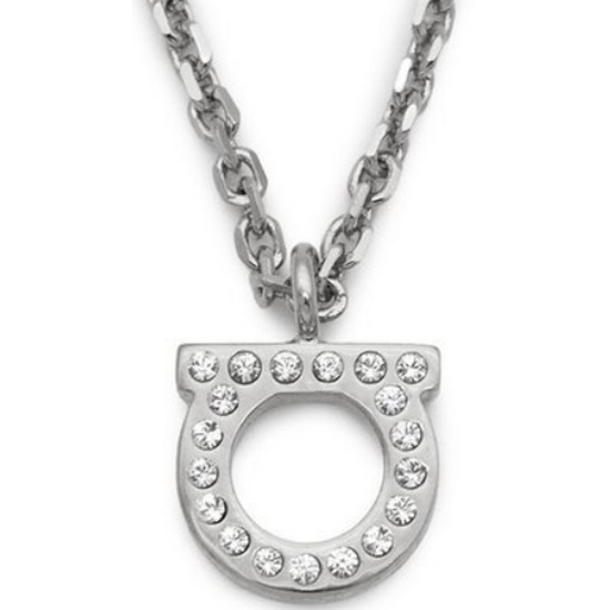 살바토레페라가모 페라가모 간치니 크리스탈 목걸이 S 760131 696655