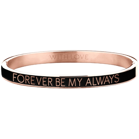 발란스3000  키모멘츠 레터링 컬러 뱅글팔찌 로즈골드