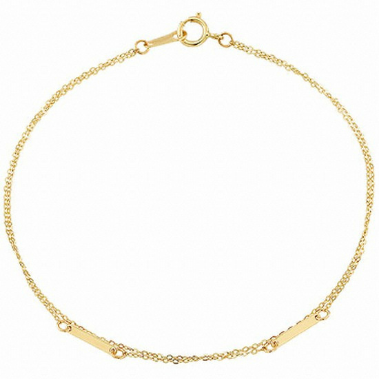 골드앤  14K 미스틱 두줄팔찌 YG