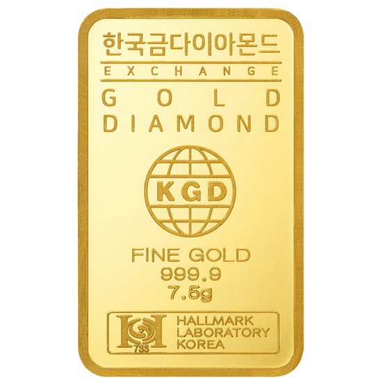 한국금다이아몬드  골드바 7.5g
