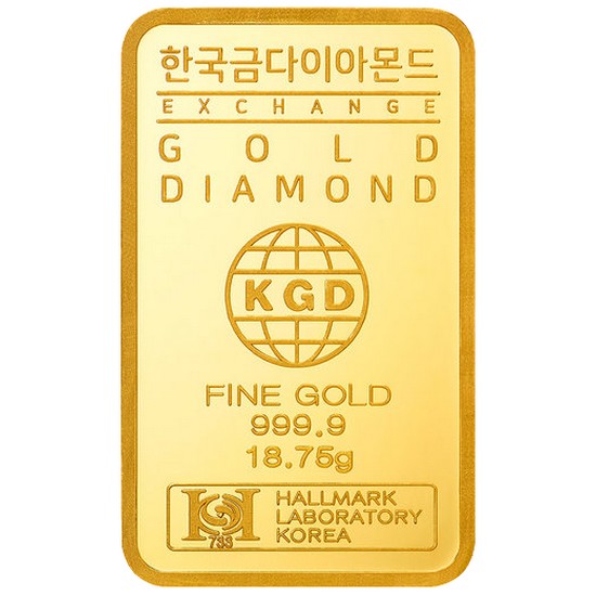 한국금다이아몬드  골드바 18.75g