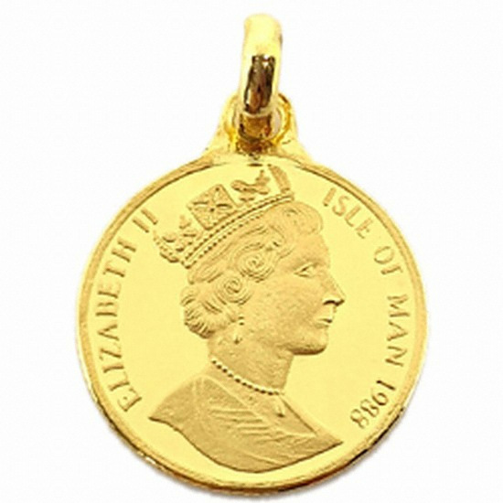 골드리카  여왕코인 팬던트 3.75g