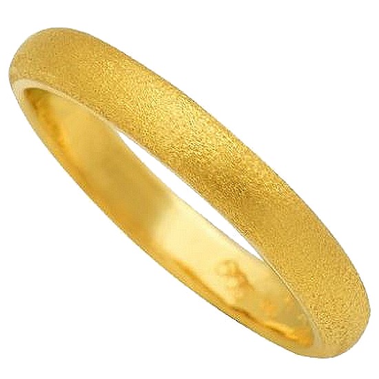 혼골드모아 골드모아 24K 엥게이지 무광 반지 5.62g