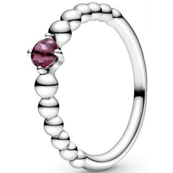 판도라  블레이징 레드 탄생석 반지 198598C02