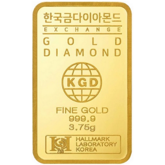 한국금다이아몬드  미니 골드바 3.75g