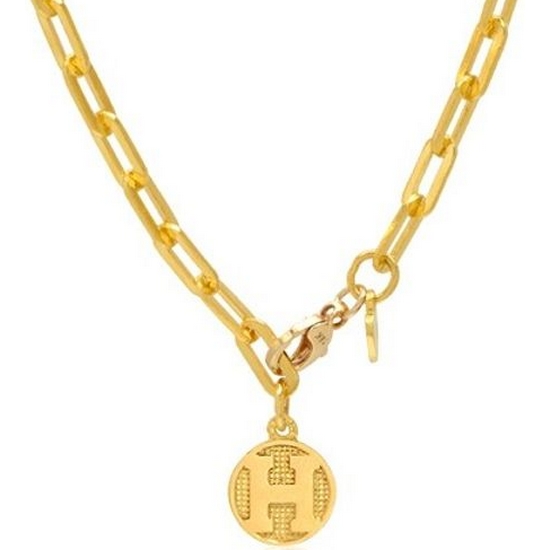 혼골드모아 골드모아 로맨틱 전체유광 클립 목걸이 18.75g