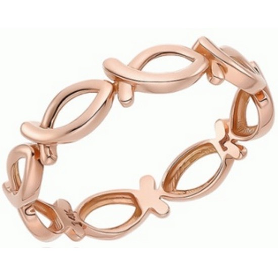 이랜드 로이드 14K 이터니티 피시 물고기 반지 LRS22040G