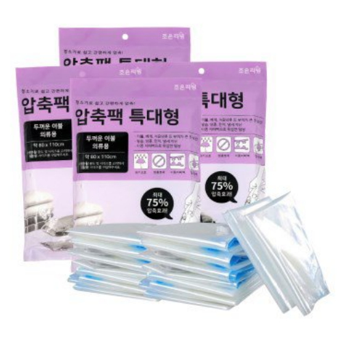 조은리빙  디얼리빙 밸브형 이불압축팩 특대형