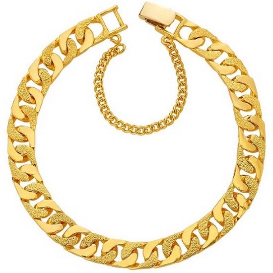 한국금다이아몬드  여자 팔찌 면 콤비 체인 37.5g