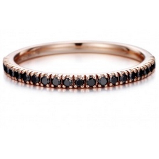 스타일러스  라인3(블랙)14K 반지 211800046