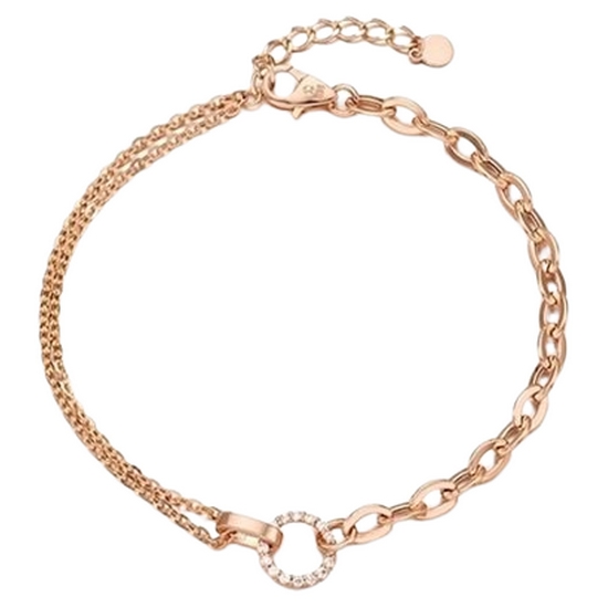 이랜드 로이드 여성 14K 언발 체인 팔찌 LWB20C04G