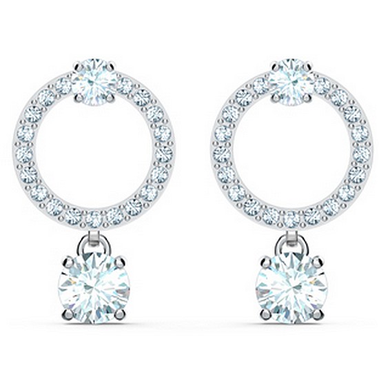 스와로브스키  여성 Attract Circle 귀걸이 5563278