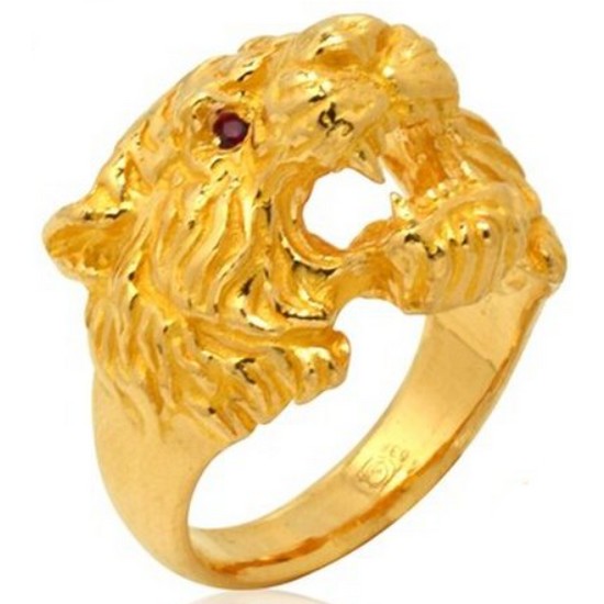 혼골드모아 골드모아 남자 반지 호랑이 37.5g
