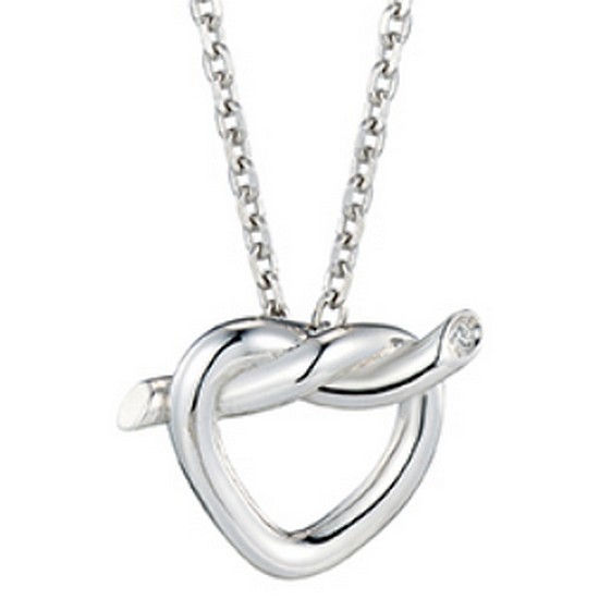 스톤헨지 LOVE KNOT 실버테일 실버 목걸이 F0284