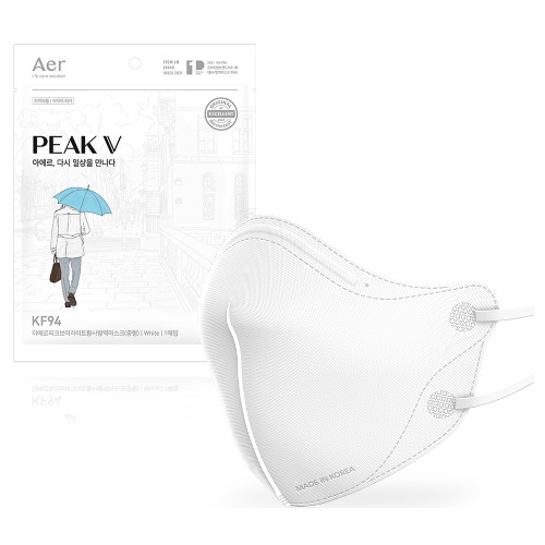 아에르 피크 V 라이트 마스크 KF94 중형