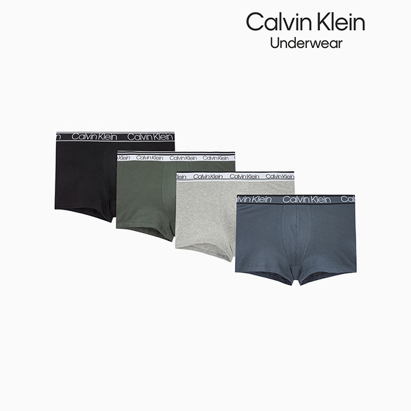 캘빈클라인언더웨어 웨이스트밴드 코튼 스트레치 버라이어티 트렁크_NP2427O-FIU