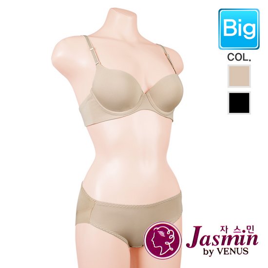 비너스자스민 베이직 브라팬티 세트 JBR1163S