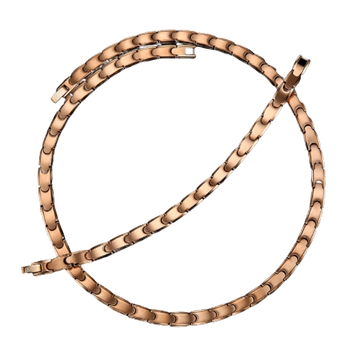 발란스3000 알베로R 하이 게르마늄 목걸이+팔찌 세트 로즈골드