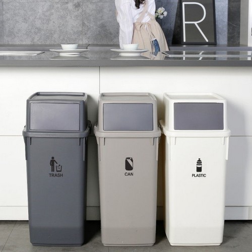 라이피스트  내츄럴 분리수거함 롱바디 60L