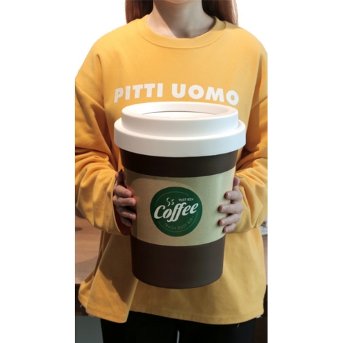 MR  라떼 휴지통 특대 9L