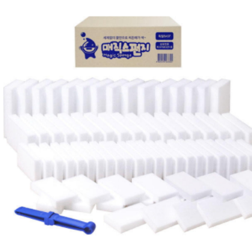 해피세일  매직스펀지 중형 70개 + 집게