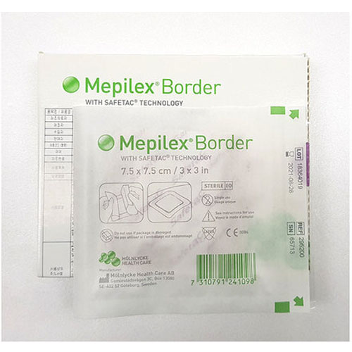 멘리케헬스케어 메피렉스 보더 7.5x7.5cm 5개