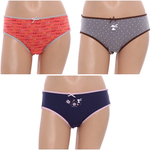 올리비아바비 OV 래빗플로워 위생 삼각팬티 세트