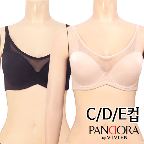 비비안 넥라인 풀컵 몰드 브라 BR7084