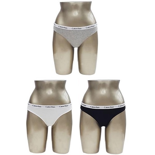 캘빈클라인언더웨어 코튼 베이직 브리프 3종 QD3588-999