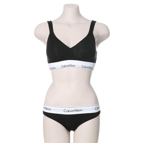 캘빈클라인언더웨어 모던 코튼 스쿱백 브라렛 비키니팬티_QF5490-F3787AD-001