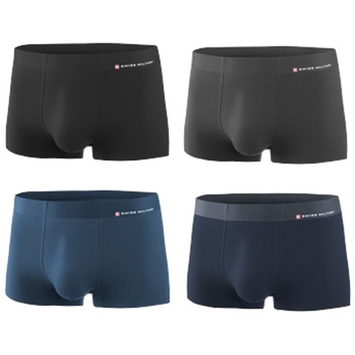 스위스밀리터리 모달 심리스 드로즈 4장 세트