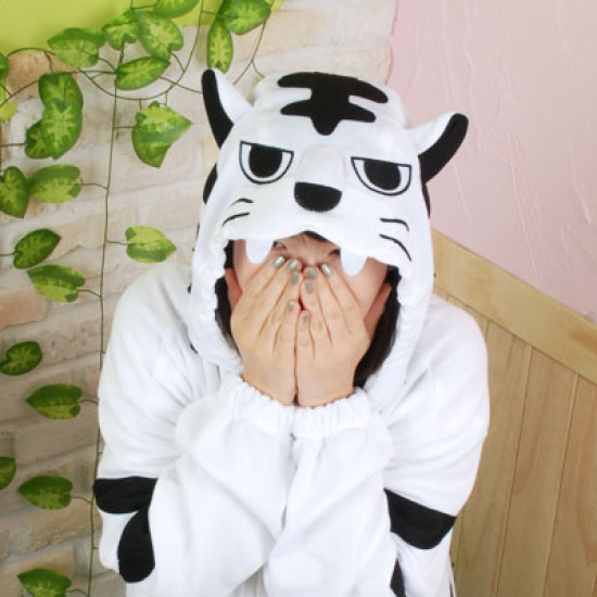 스위트홀릭 동물잠옷-포스작렬 백호