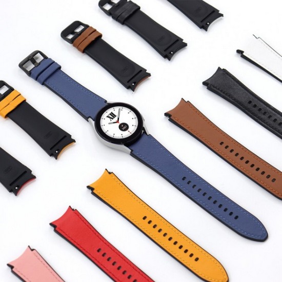 세마전자 스토리링크 갤럭시워치 시리즈 날개형 하이브리드 가죽 스트랩