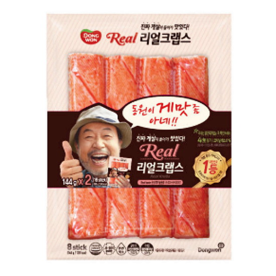 동원F&B  리얼 크랩스 144g