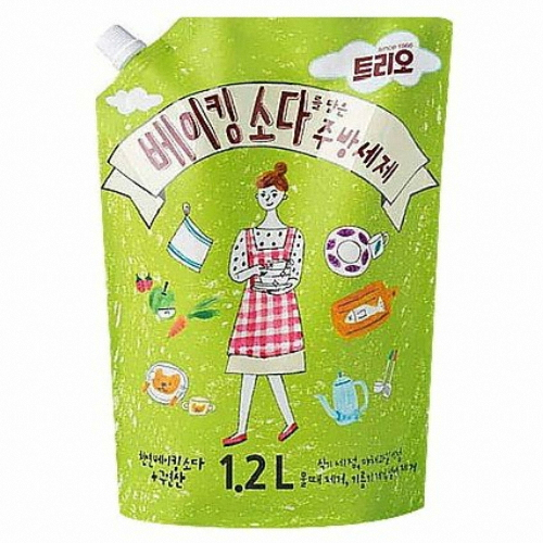  트리오 베이킹소다를 담은 주방세제 1.2L [1개]
