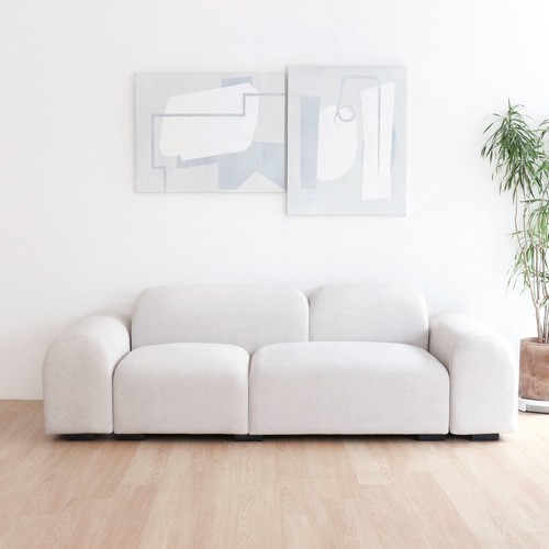 데일리리빙 루나 모듈 조야 패브릭 소파 3인용