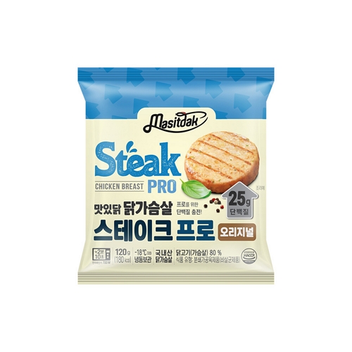 랭킹닭컴 맛있닭 닭가슴살 스테이크 프로 오리지널 120g