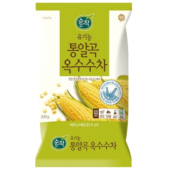 샘표식품  순작 유기농 통알곡 옥수수차 500g