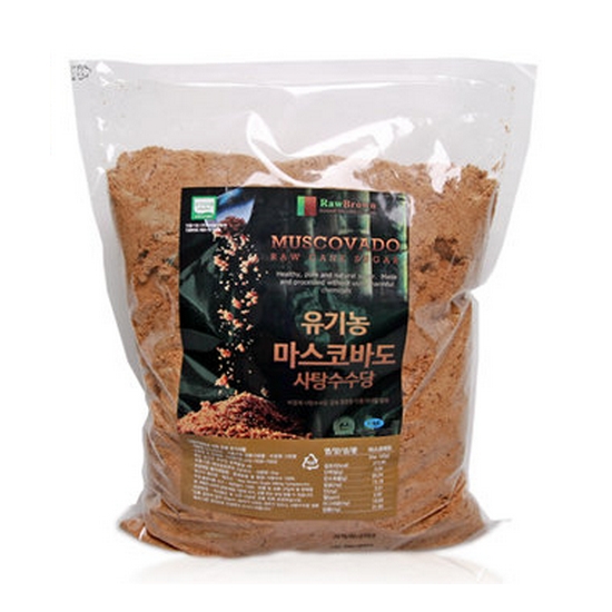 RAWBROWN 마스코바도 유기농 사탕수수당 3kg
