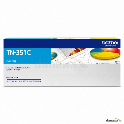Brother  정품 TN-351C 파랑