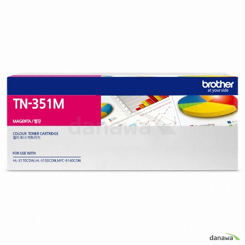 Brother  정품 TN-351M 빨강