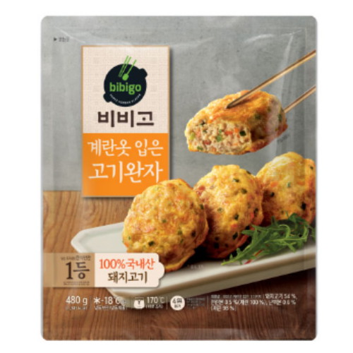 CJ제일제당 비비고 계란옷 입은 고기완자 480g