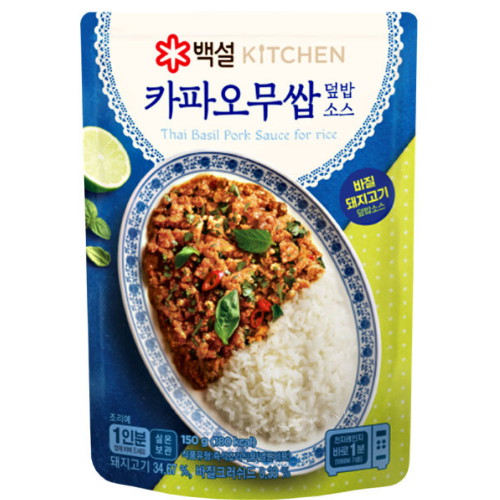 CJ제일제당 백설 카파오무쌉 덮밥소스 150g